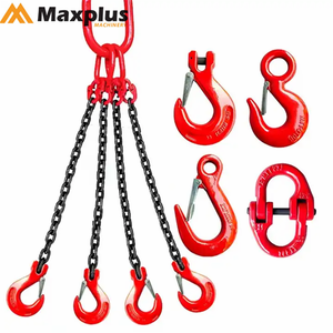 Eslinga de Cadena Soldada Galvanizada de Acero G80 para Contenedores, Eslinga de Elevación de 2 Patas, Eslinga de Cadena de Grado 80 de Doble Pata, Eslinga de Cadena de Grado 100 de Una Sola Pata - Product Image 4