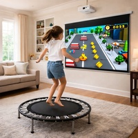 Trampoline interactif à détection de mouvement pour les enfants, jeu dans le parc d'attractions