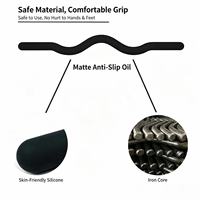 Barre lestée personnalisable avec logo, noyau en silicone, pour Pilates, Yoga, entraînement, portable, durable, usage commercial, corps entier