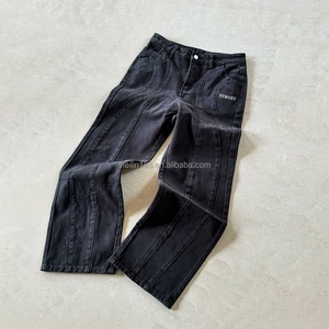 กางเกงยีนส์ผู้ชายคุณภาพสูง ผ้ายีนส์ 14 ออนซ์ ผู้ผลิตกางเกงยีนส์แบบสั่งทำ กางเกงยีนส์ทรงตรงแบบ Selvadge ดีไซน์พิเศษ - Product Image 2