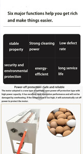 1800 rửa trứng tự động trứng máy giặt để bán - Product Image 6