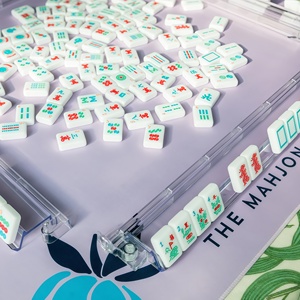 American <strong>Mahjong</strong> Set Custom Single-Layer Classic <strong>Mahjong</strong> <strong>House</strong> 160 Acrylic Tiles with Hand-drawn Luxury Gift <strong>Mahjong</strong> Tiles - Product Image 2