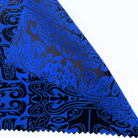 Tissu en gros doux et fluide imprimé pour robes, abayas de Dubaï, tissu jacquard de luxe pour vêtements et hijabs