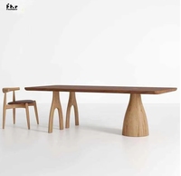 Table à manger rectangulaire nordique en bois massif Design moderne Simple table de travail à domicile bureau de négociation pour hôtels