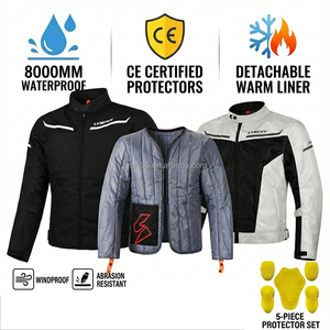 Veste de moto Ly2067 3 Urban, vêtements de course pour moto, vêtements d'hiver pour hommes, imperméable, chaude, protectrice, équipement de conduite - Product Image 1