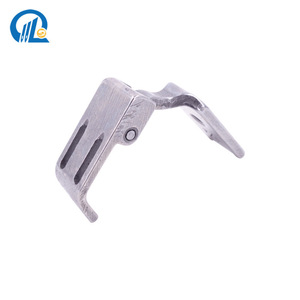 Pied presseur à double aiguille pour fermeture éclair 1/4 en acier inoxydable pour machine à coudre industrielle, pièces d'équipement de traitement de vêtements - Product Image 3