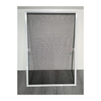 Pantalla retráctil multiusos para insectos, esquinas De plástico De alta durabilidad, perfil De aluminio iluminado