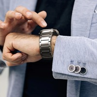 Luxus-Smart-Uhren armbänder für Apple Watch Titanium mit atmungsaktiver Funktion Kompatibel mit 40/44mm