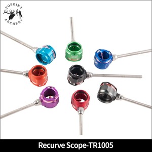 Lunette de tir à <span class=keywords><strong>l</strong></span>'arc Topoint TR1005 Recurve Bow Scope 8/32 CNC pour archers droitiers/gauchers - Product Image 1