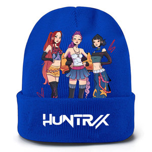 Cappello di Lana K-pop Witch Hunter, Cappello Invernale Caldo Lavorato a Maglia con Cappuccio e Peluche - Product Image 5