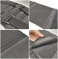 Ceinture lombaire respirante en maille antidérapante pour soulagement de la douleur, avec coussinet amovible et double sangle de soutien de la taille, adaptée aux quatre saisons