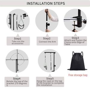 Tables <span class=keywords><strong>de</strong></span> toilettage réglables en acier inoxydable avec boucle <span class=keywords><strong>de</strong></span> retenue pour chien - Product Image 6