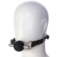 Jouets sexuels BDSM Ninghao pour couples, entraînement, dispositifs de retenue sexuelle, produits pour adultes, boucle à aiguille en cuir, boule buccale en silicone