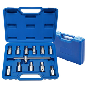 Xunchi 12-Piece Oil <b>Pan</b> Socket Set 3/8 In T-<b>Handle</b> Automotive Repair Tools - Product Image 5