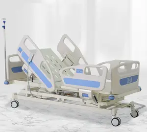 Icu 5 chức năng Giường điện nhà điều dưỡng thiết bị điều chỉnh chiều cao giường bệnh viện Giường đa chức năng