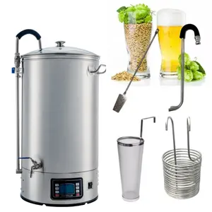 30L bira bira al yapımı bira makinesi homebrew elektrikli Mash Tun/mikro bira fabrikası ile yeni LCD ekran