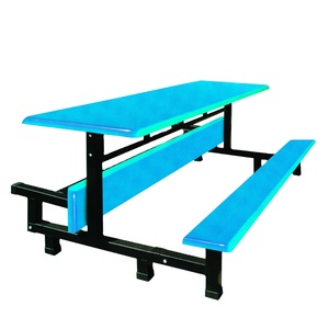 Juego de Mesa y <span class=keywords><strong>Sillas</strong></span> de <span class=keywords><strong>Comedor</strong></span> de Fibra de Vidrio Económico y Moderno, Resistente al Agua, con Banco Largo - Product Image 2