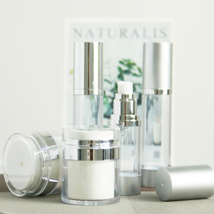 Mỹ phẩm container 15ml 30ml 50ml 100ml nhựa không có không khí bơm Jar đẩy xuống Lotion Kem Jar với không có không khí bơm phun - Product Image 5