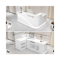 Vente chaude MDF Caisse Enregistreuse Wrap Comptoir Stand Caisse Enregistreuse Comptoir avec Verrouillage Vitrine