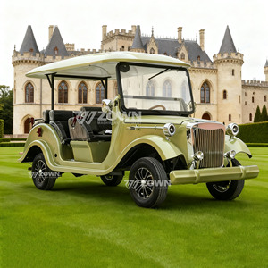 Electric Retro Sightseeing Vintage 11 Seats Travel Antique Classic Cars for Wedding <b>Small</b> Vintage Electric Classic Vintage Car - Product Image 3