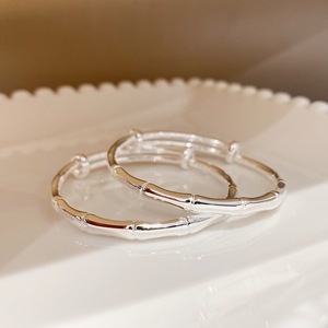 Bracelet ajustable <span class=keywords><strong>en</strong></span> <span class=keywords><strong>argent</strong></span> sterling 999 avec charm bambou mignon <span class=keywords><strong>pour</strong></span> bébé, bijoux <span class=keywords><strong>pour</strong></span> enfant - Product Image 4