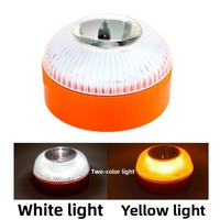 Luz Estroboscópica de Advertencia para Automóvil V16-A, Luz Intermitente de Tráfico LED Blanca, Batería Oliver de 3.7V Integrada