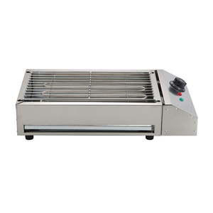 Stainless Steel Indoor <b>Smokeless</b> <b>BBQ</b> Grill Machine Semi-Automatic Kebab Oven for Household Use - Product Image 3