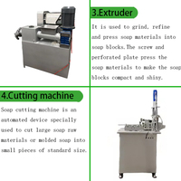 Sistema de Fabricación de Jabón Automatizado Lerford, Máquina para Hacer Jabón con Capacidad de 20-100 kg/h, Fácil de Operar para Producción en Línea Pequeña