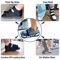 Support de pied élastique en maille SEBS avec coussin EVA et semelle plate TPR, réglable en hauteur par auto-agrippant, pour l'égalisation des longueurs de jambes inégales lors de la marche