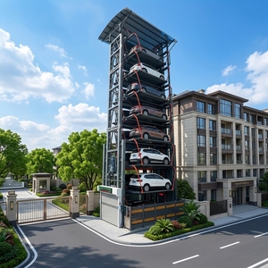 ระบบจอดรถอัตโนมัติแบบยกได้ Dayang <span class=keywords><strong>PCX</strong></span> Steel Rotary Carport Smart รอ<span class=keywords><strong>ง</strong></span>รับน้ำหนัก 2350 กก. ขับเคลื่อนด้<span class=keywords><strong>ว</strong></span>ยมอเตอร์โซ่ พร้อมหน้าจอสัมผัส - Product Image 1