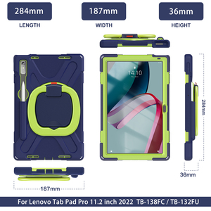 Funda Protectora Antigolpes para Tablet <span class=keywords><strong>Lenovo</strong></span> <span class=keywords><strong>Tab</strong></span> <span class=keywords><strong>P11</strong></span> <span class=keywords><strong>Pro</strong></span> 2.ª <span class=keywords><strong>Gen</strong></span>. 2022 de 11.2 Pulgadas, Funda de Silicona - Product Image 6