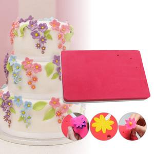 Tapis éponge de gâteau Fondant rectangulaire avec 5 trous pour la décoration de sculpture de pâte tampon en mousse de fleur de <span class=keywords><strong>sucre</strong></span> - Product Image 1