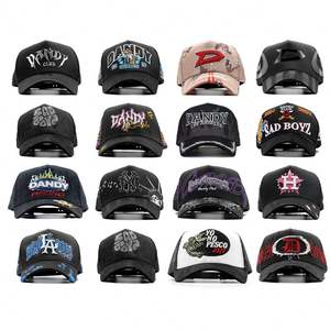 Gorras de 5 Paneles al por Mayor para Hombre y Mujer, Gorras Dandy con Visera Curva, Gorra de Béisbol de Gamuza con Cierre a Presión, Gorra Deportiva, Gorras Dandy - Product Image 4