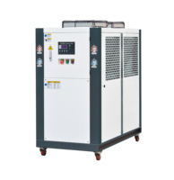 Refroidisseur d'eau automatique Gainwal 5HP à moteur refroidi par air, capacité de refroidissement de 15-18KW, réfrigérant R-22/R134a pour usage industriel