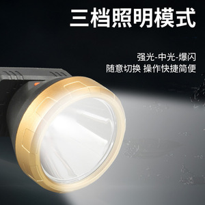Linterna frontal LED recargable, impermeable, para exteriores, con carga USB y batería de larga duración - Product Image 5