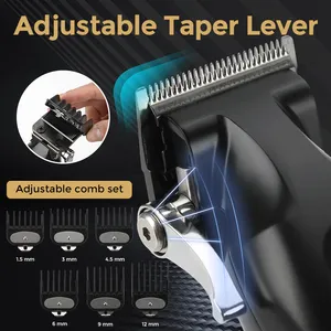 Factory Wholesale Barbershop Rechargeable Electric Engraving Hair Clipper Professional Wireless Powder Metallurgy Hair Clipper