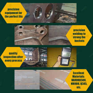 Rsbm acessórios para máquinas de construção padrão do balde da escavadeira do balde - Product Image 5