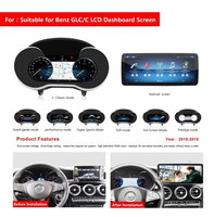 Los Más Vendidos: Panel de Instrumentos Digital LCD de 12.3 Pulgadas con CarPlay para Mercedes-Benz W205 W253 C200 C260 GLC 15-19