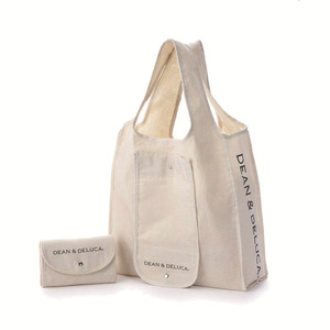 Custom Eco Friendly Reusable Cotton Canvas Foldable Tote Bag Letter Silk Screen Logo Printing Large Shopping Promotional Bag