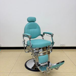 Sillón de Barbería Vintage, Hidráulico y Resistente, con Reposacabezas y Reposapiés Ajustables, Color y Logotipo Personalizables, Venta al Por Mayor para Salones - Product Image 2