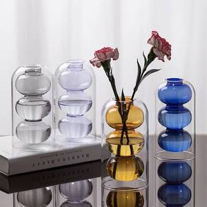 <span class=keywords><strong>Vaso</strong></span> <span class=keywords><strong>in</strong></span> Vetro Colorato Creativo Nordico, <span class=keywords><strong>Vaso</strong></span> <span class=keywords><strong>in</strong></span> Vetro Trasparente - Product Image 1