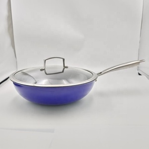 Nhà Máy Bán Buôn Thép Không Gỉ Men Nồi Với Nắp Nhiệm Vụ Nặng Nề Không Dính Hà Lan Lò Đồ Nấu Nướng Cho Nhà Bếp Nấu Ăn Nướng - Product Image 3