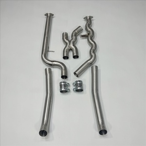 ท่อไอเสียสแตนเลสคุณภาพสูง ปี 2024 สำหรับ BMW M2 G87 3.0T S58 เชื่อมลายเกล็ดปลาสีทอง ใช้งานร่วมกันได้อย่างสมบูรณ์แบบ - Product Image 2