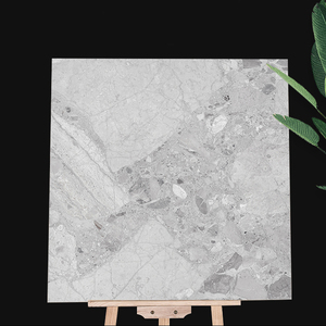 Piastrelle per Esterni <span class=keywords><strong>in</strong></span> <span class=keywords><strong>Cemento</strong></span> Rustico Moderno 600*600, Gres Porcellanato Grigio Antiscivolo a Tutta Massa per Giardino con Funzione Mattone Refrattario - Product Image 6