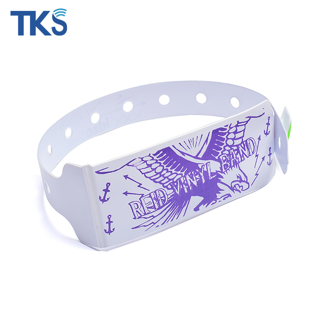 Disposable NFC Medical Wristband | HIPAA Compliant Patient ID Bracelet Custom Printed PVC for Hospital Stays Drug Administration