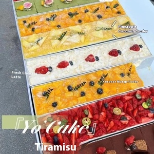 Khuôn làm bánh tiramisu bằng thép không gỉ hình chữ nhật, kiểu dáng hiện đại, dùng cho thương mại, làm bánh mousse, bánh phô mai - Product Image 4