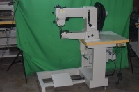 Machine à coudre pour chaussures GSB-205-370, machine à coudre pour cuir à lit cylindrique avec alimentation par entraînement composé