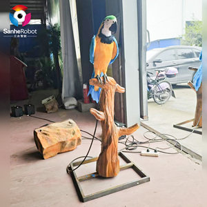 Vườn thú Bảo tàng ngoài trời cuộc sống-kích thước animatronic vẹt cho công viên giải trí trung tâm mua sắm sân bay chăm sóc ban ngày hấp dẫn động vật mô phỏng - Product Image 6