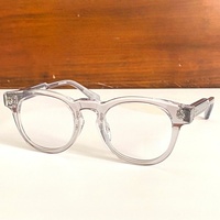 Gafas Ópticas de Diseño de Alta Calidad para Hombre y Mujer, Punk DINGALONGLINGLONG 49-24, Monturas de Gafas de Acetato y Titanio de Lujo para Negocios