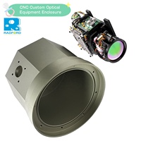 Radford Usinage CNC personnalisé pour les systèmes de capteurs optiques de vision industrielle Boîtier d'équipement optique UAV en acier inoxydable
